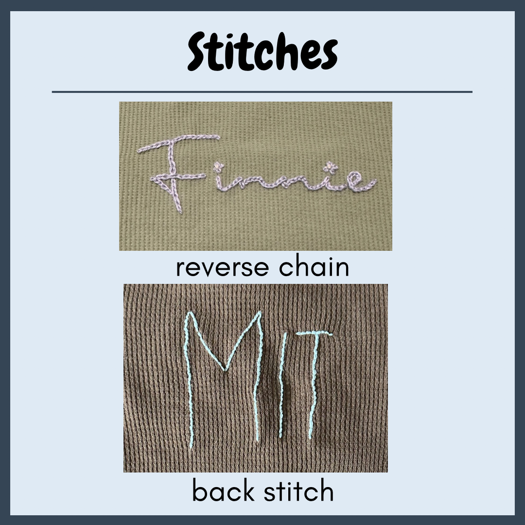 Custom Hand Embroidered Name Adult Sweatshirt