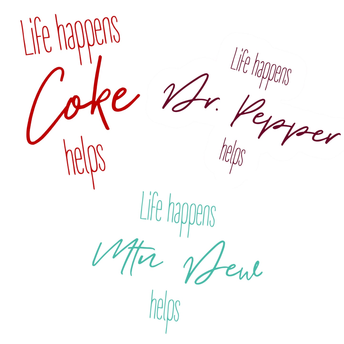 Life Happens Stickers