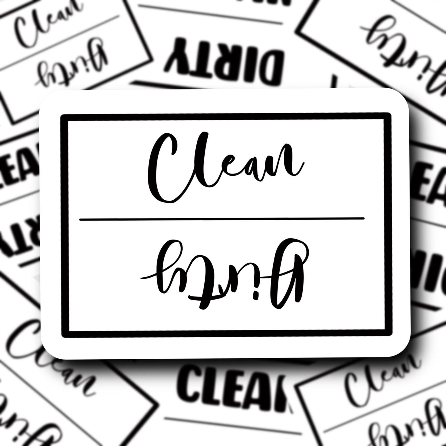 Clean/Dirty Dishwasher Magnet