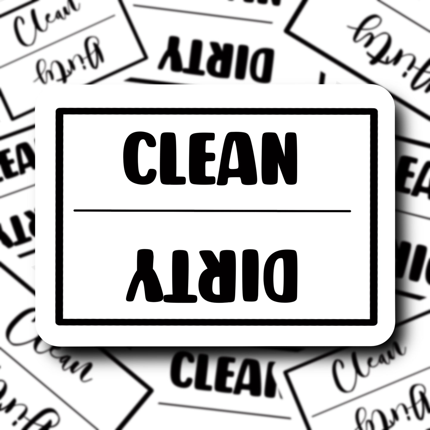 Clean/Dirty Dishwasher Magnet