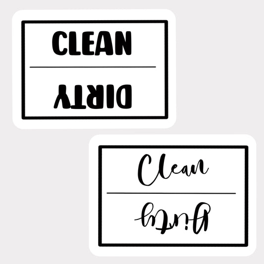 Clean/Dirty Dishwasher Magnet